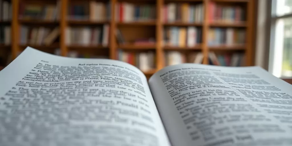 Open academic transcript in a library setting.