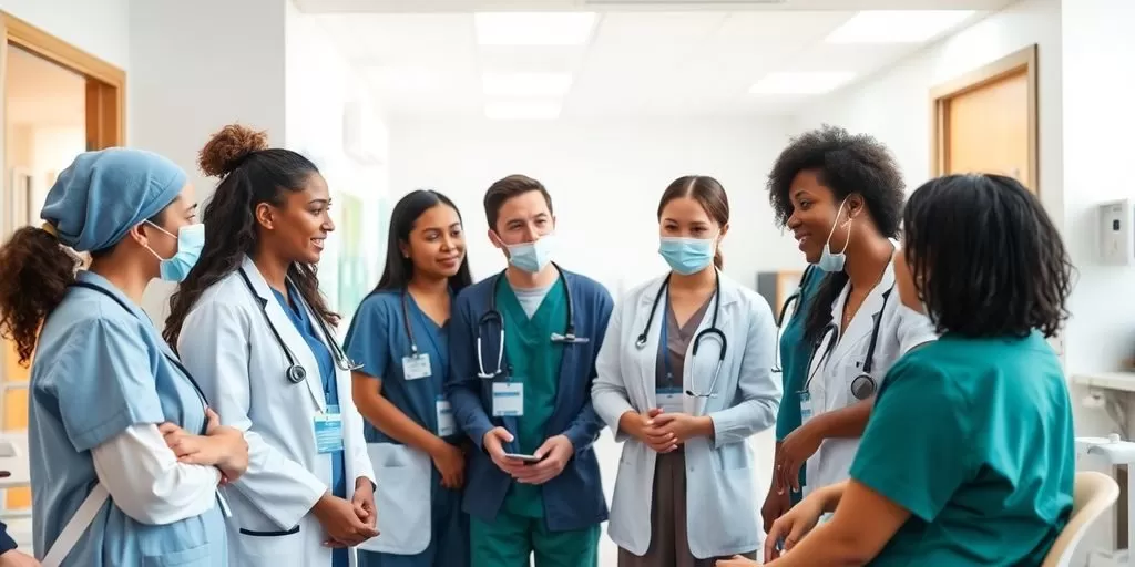 Healthcare professionals communicating with a patient effectively.